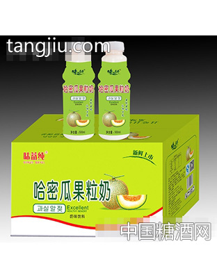 500mlx15瓶味益纯哈密瓜果粒奶
