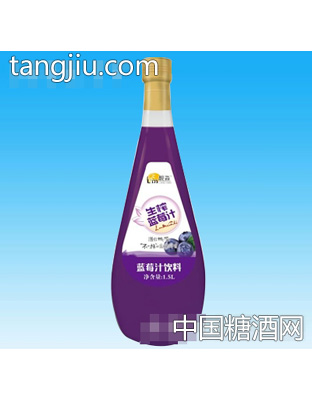 靓淼生榨蓝莓汁饮料1.5L