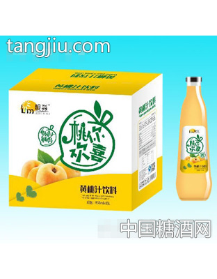 靓淼黄桃汁饮料838mlX8