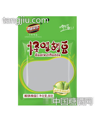 怪味胡豆绿色包装80g
