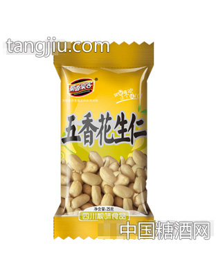 蜀香豪客五香花生仁黄色包装25g