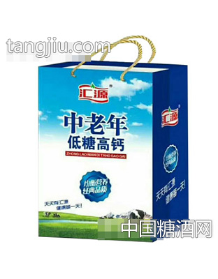汇源中老年低糖高钙牛奶礼品装