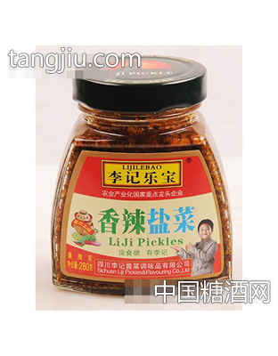 李记乐宝香辣盐菜280g