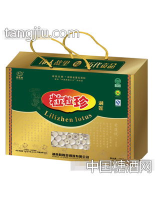 600g粒粒珍磨皮湘莲金卡礼盒