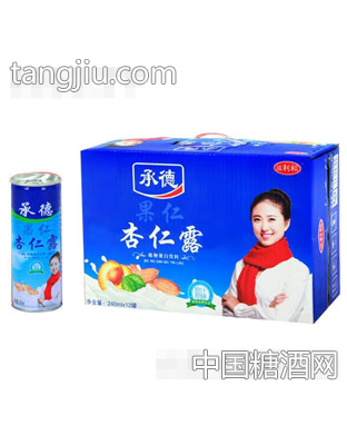 承德果仁杏仁露植物蛋白饮料240mlx12罐