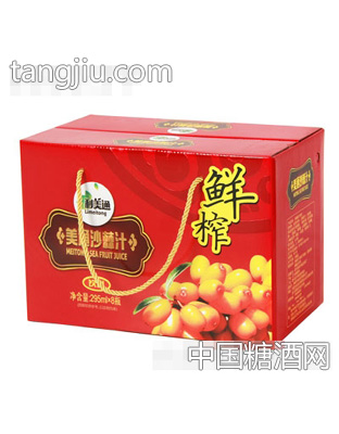 利美通美通鲜榨沙棘汁295mlx8瓶295ml