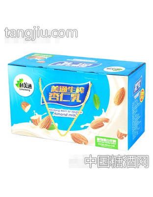 利美通美通生榨杏仁乳植物蛋白饮料295mlx10