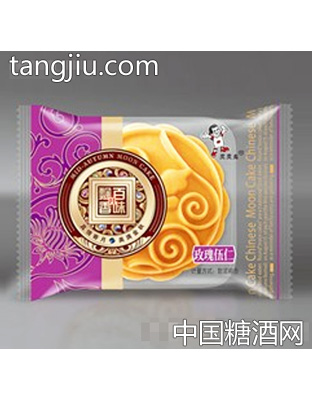 灵灵龙玫瑰五仁月饼
