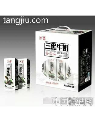 六宝三黑牛奶饮品250mlX12