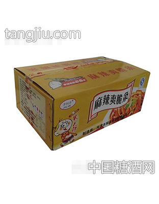 津泽利麻辣爽脆条箱装