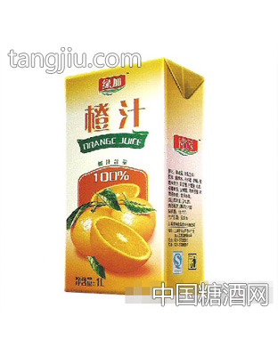 绿加橙汁