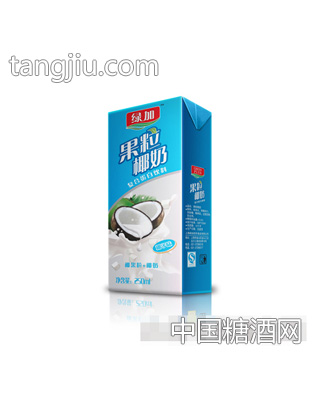 绿加果粒椰奶