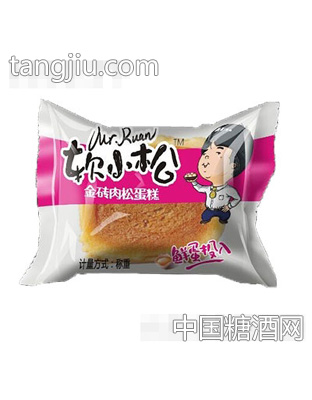 软小松金砖肉松蛋糕袋装
