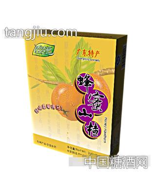 蜂蜜山楂250g包装盒正面