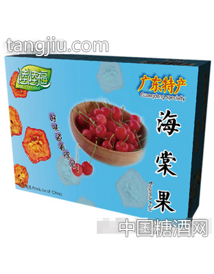 海棠果110g包装盒背面