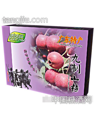 九制山楂250g包装盒背面