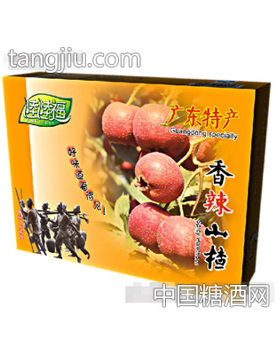 香辣山楂250g包装盒背面