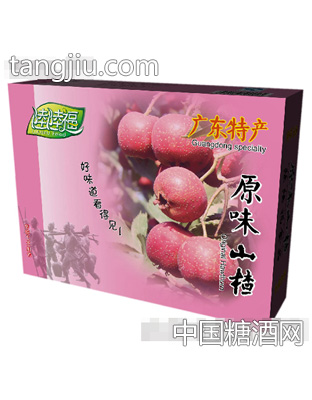 原味山楂500g包装盒背面