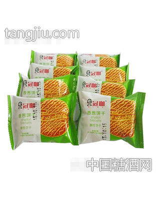 康发冠咖香葱饼干散装