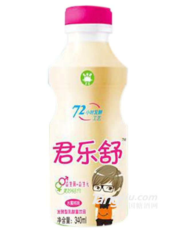 君乐舒水蜜桃味发酵乳酸菌340ml