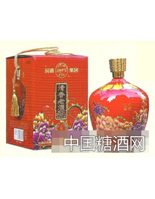清香老酒花开富贵（红）