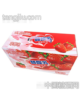 绿梦园草莓味酪酸乳风味饮品箱装