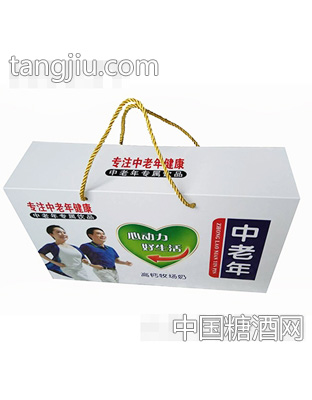 中老年高钙牧场奶(仿木)礼盒