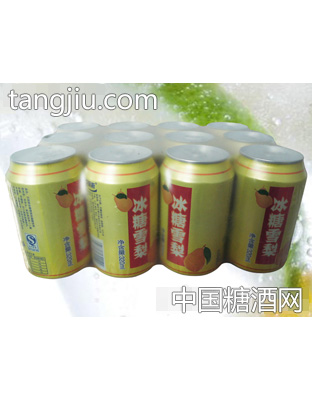 贝丽斯冰糖雪梨碳酸饮料12罐320ml