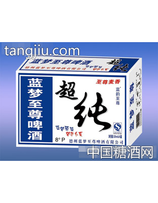 蓝韵蓝超纯啤酒8度