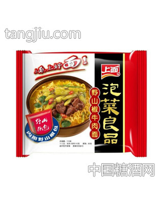 113g泡菜良品野山椒牛肉面