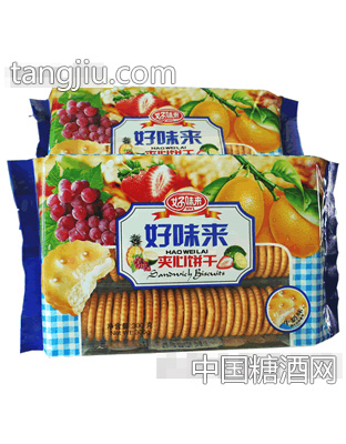 好味来夹心饼干牛奶味300g
