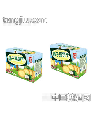 椰子味夹心饼干盒装