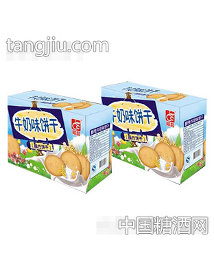 牛奶味夹心饼干盒装