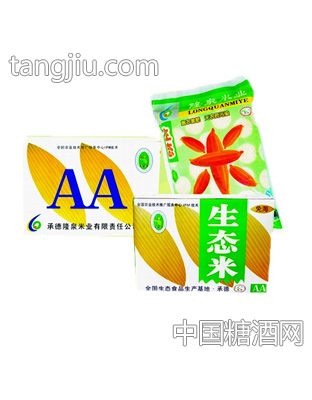 箱装隆泉生态米