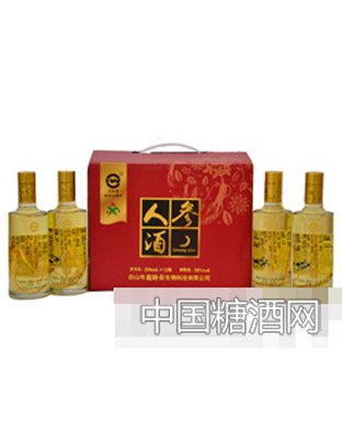 龙卧春人参酒250mlx12瓶