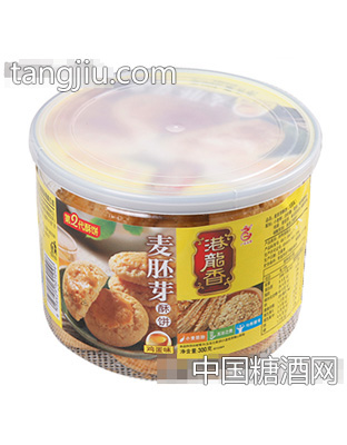 龙香麦胚芽酥饼鸡蛋味300g