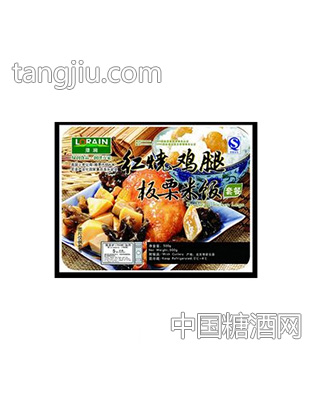 绿润红烧鸡腿板栗米饭