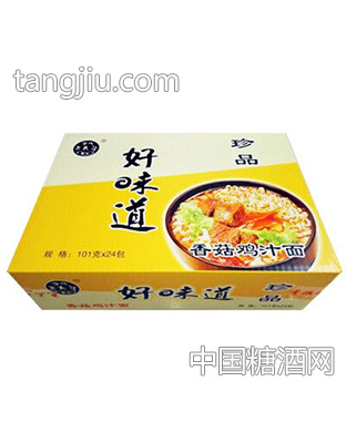 三太子好味道香菇鸡汁面101gX24包