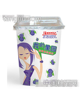 蓝莓果粒酸奶
