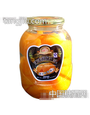 698g涞丰黄桃水果罐头