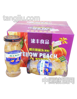256g糖水黄桃罐头