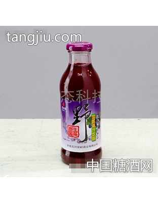 老树根410ML野生蓝莓果汁