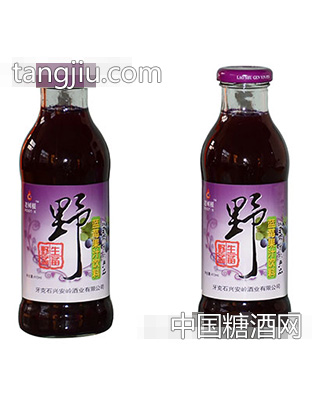 老树根野生蓝莓果汁饮料410ml