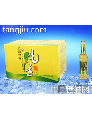 蓝带蓝渤纯生态330ml纸箱