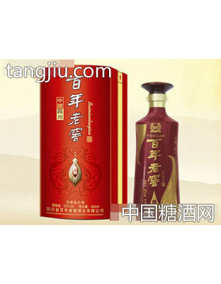 百年老窖酒精制（扁圆铁盒）LZ