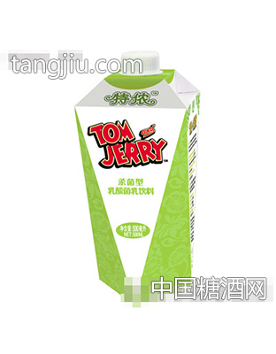 T&J台阶菱型乳酸菌乳饮料绿色