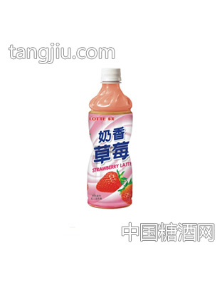 乐天奶香草莓450ml