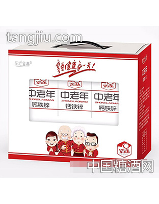 中老年钙铁锌250mlx12盒