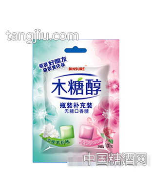Binsure无糖101克无糖木糖醇口香糖