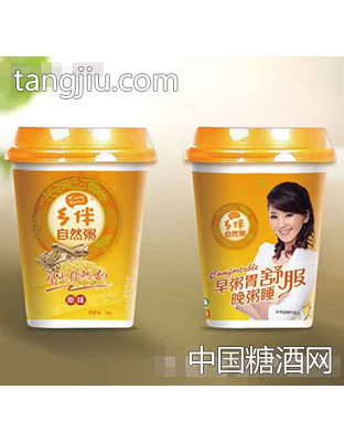 乡伴自然粥原味方便杯粥
